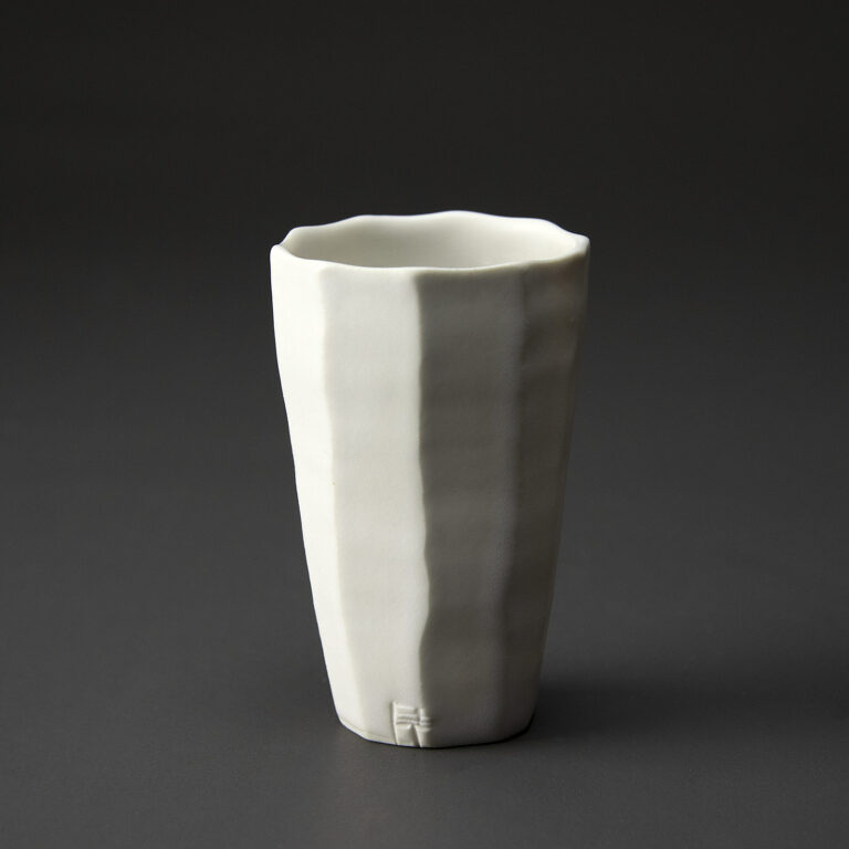 Tasse à café en céramique, porcelaine émaillée blanc