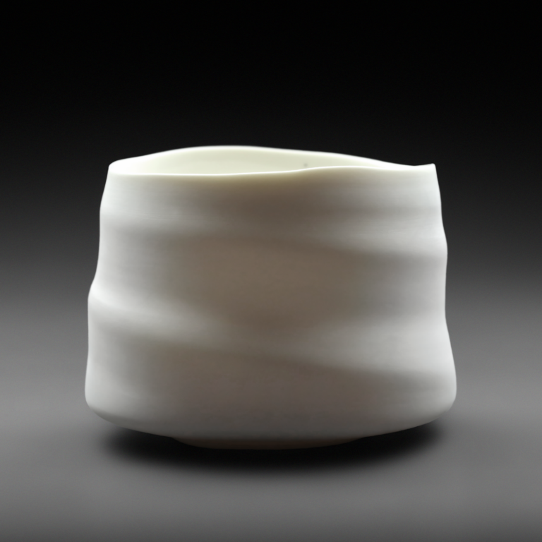 Large porcelain bowl - Eric Faure