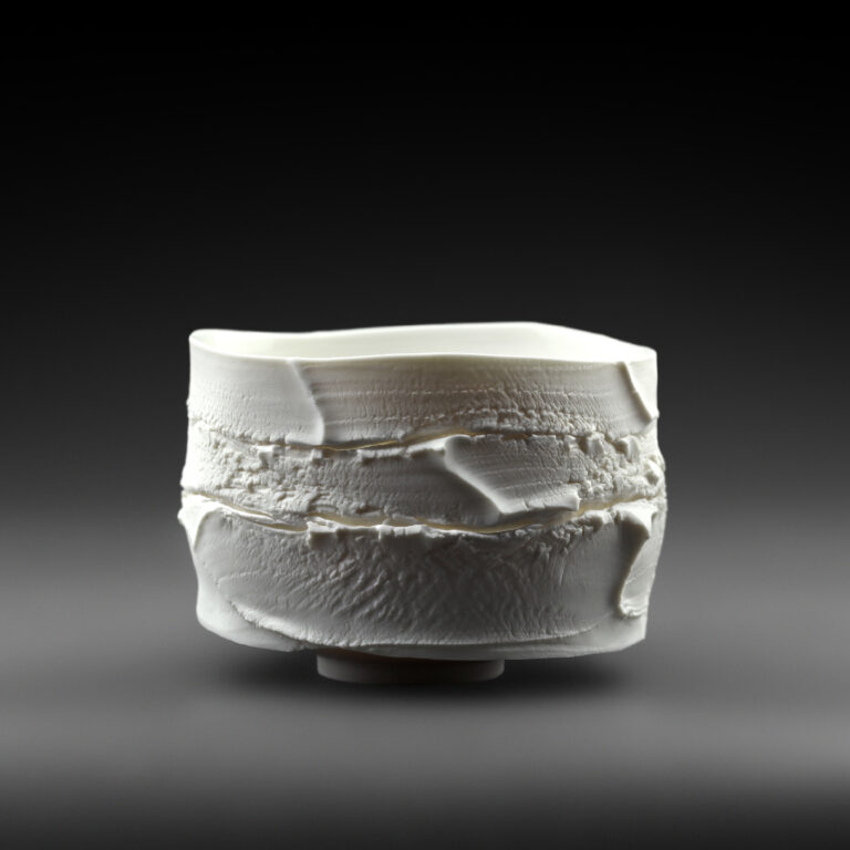 Bol Rift - porcelaine - Eric Faure