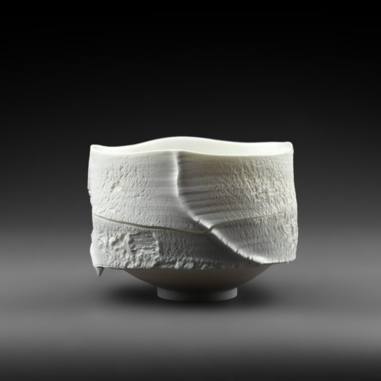 Bol Rift - porcelaine - Eric Faure