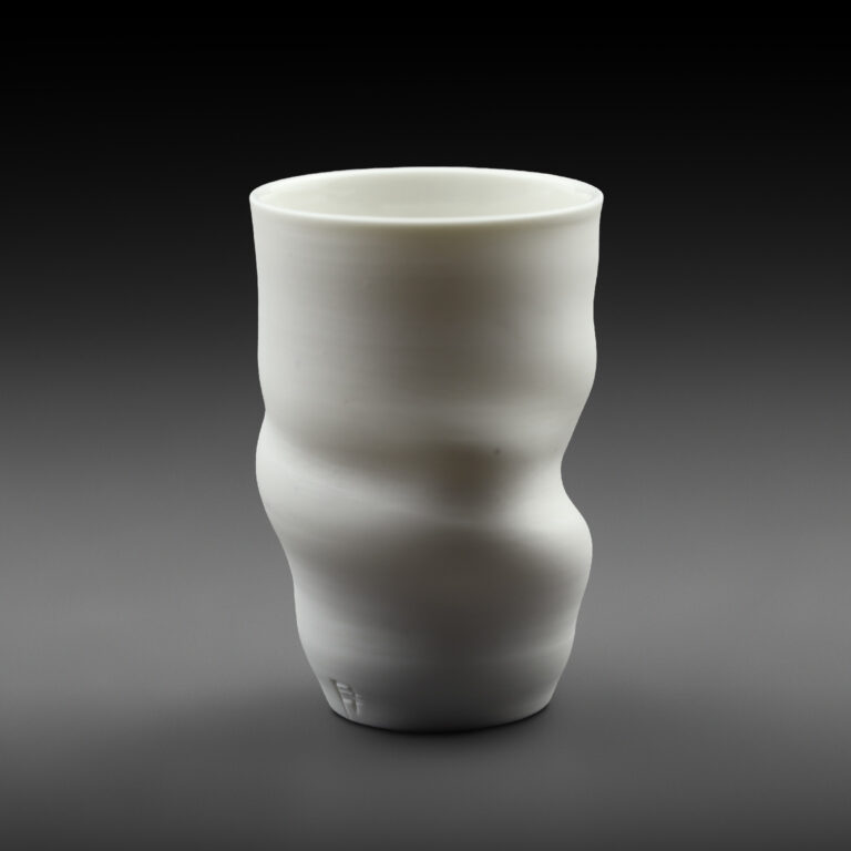 Tasse à café en porcelaine blanche - Eric Faure