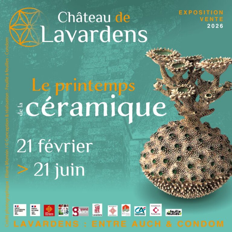 Exposition Printemps Céramique au Château de Lavardens du 21 février au 21 juin 2026 | Eric Faure